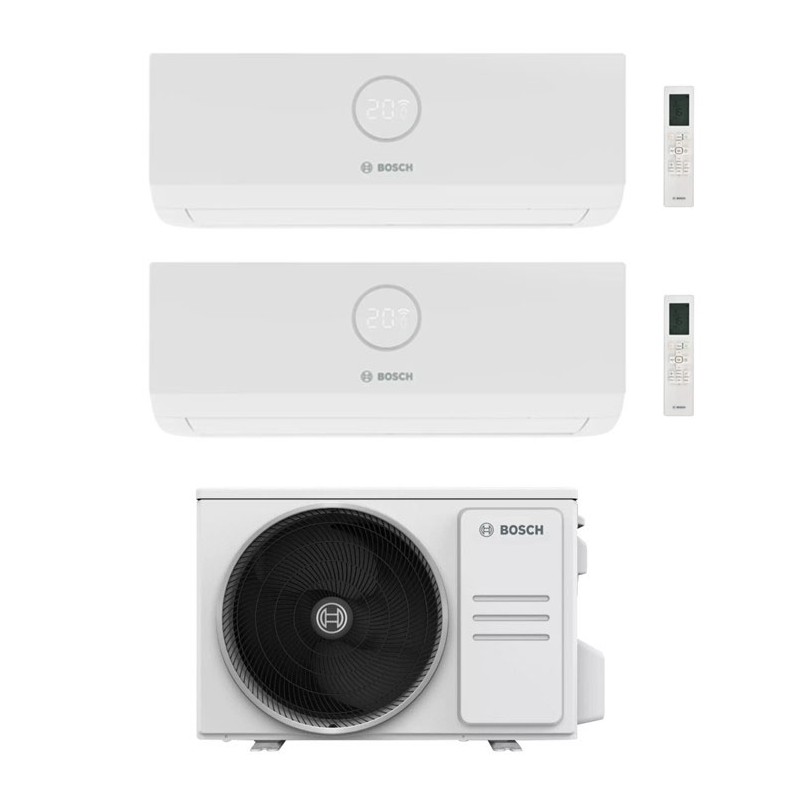 condizionatore bosch dual split climate cl3000i we 900012000 btu inverter r32 cl5000m 532 e a