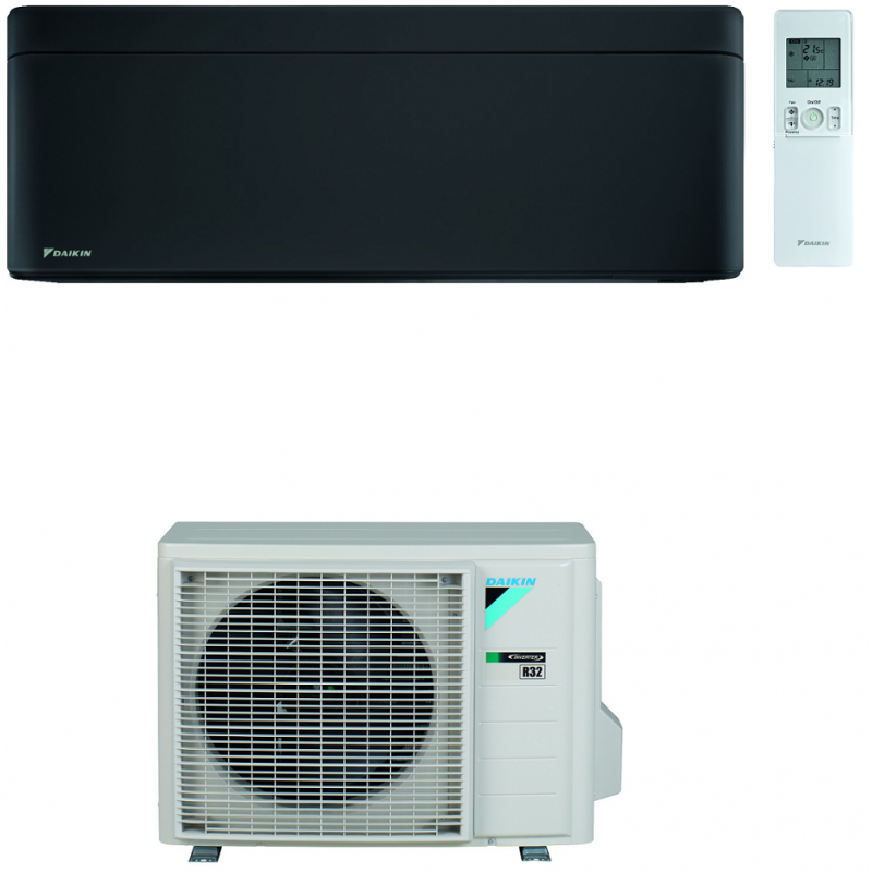 Condizionatore Daikin Stylish Total Black Wi-Fi 7000 Btu Monosplit Inverter R32 Ftxa20Bb A+++