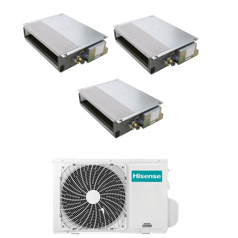 condizionatore hisense canalizzato trial split 9000900012000 btu inverter 3amw62u4rfa r 32 a plus plus