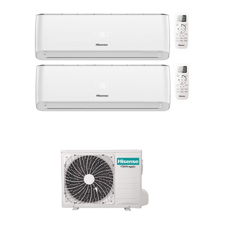 condizionatore hisense dual split energy pro 1200012000 btu wifi inverter 2amw50u4rxa