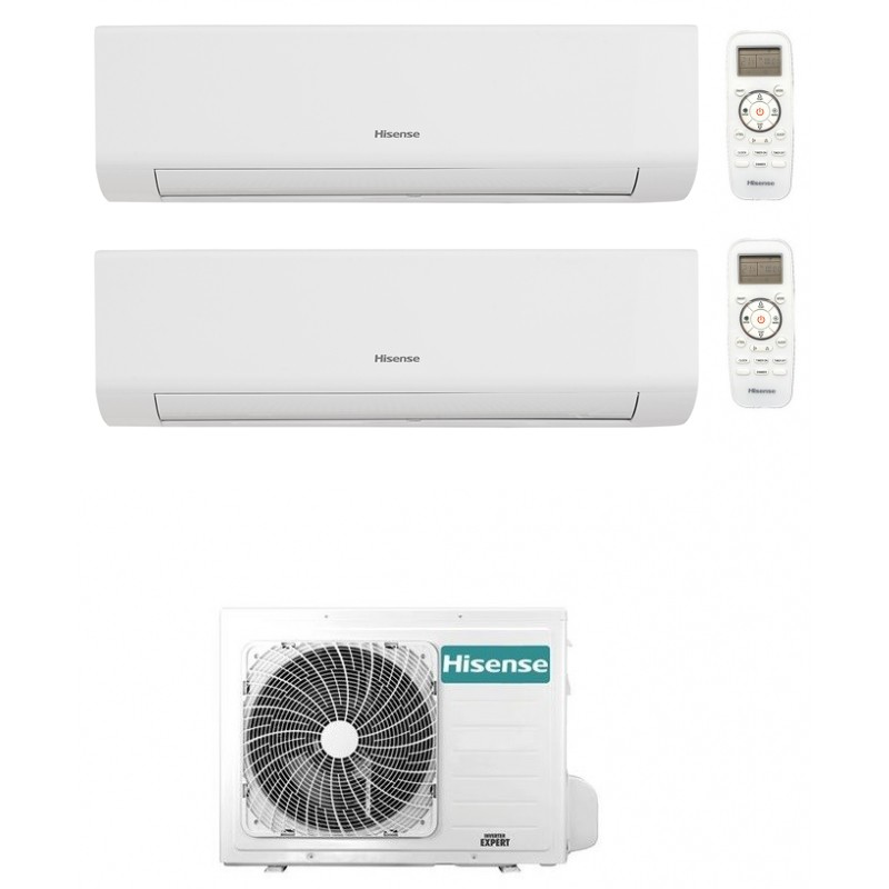 condizionatore hisense dual split energy ultra 1200012000 btu wifi inverter 2amw52u4rxc