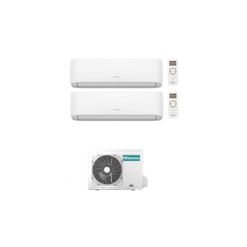 condizionatore hisense dual split hi comfort 90009000 btu wifi inverter 2amw42u4rgc