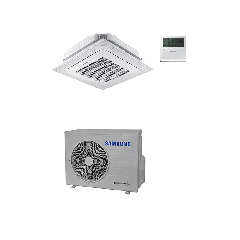 Condizionatore Samsung Cassetta A 4 Vie Mini Windfree 12000 Btu Monosplit Ac035Rnndkg A++